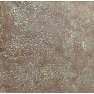 Hoffman California Gold Floral Screen Print Fabric 1/2 yard x 42" Quilting Sewin